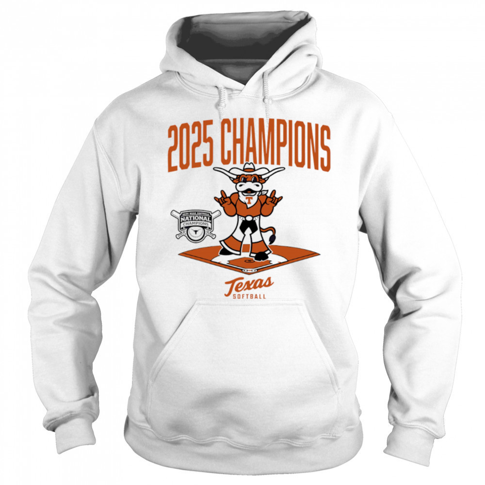 Texas Longhorns Softball 2025 National Champions Diamond Mascot shirt Sweatshirt