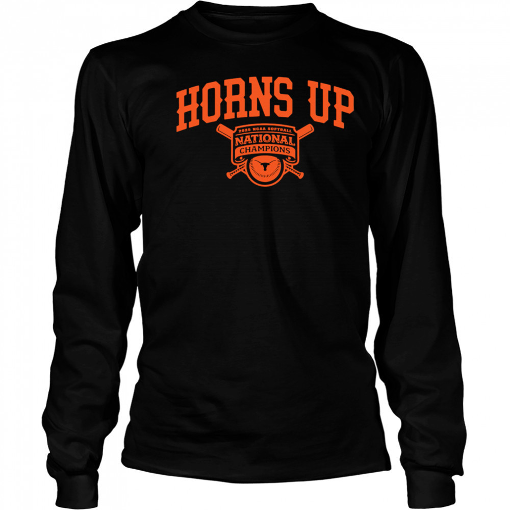 Texas Softball 2025 National Champions Horns Up Victory shirt Long Sleeved