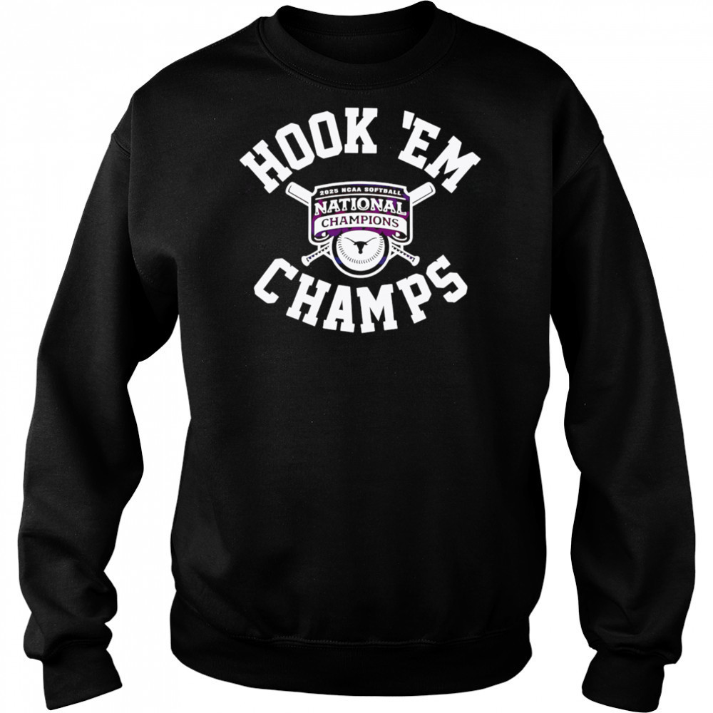 Texas Softball Hook Em National Champions 2025 shirt Hoodie