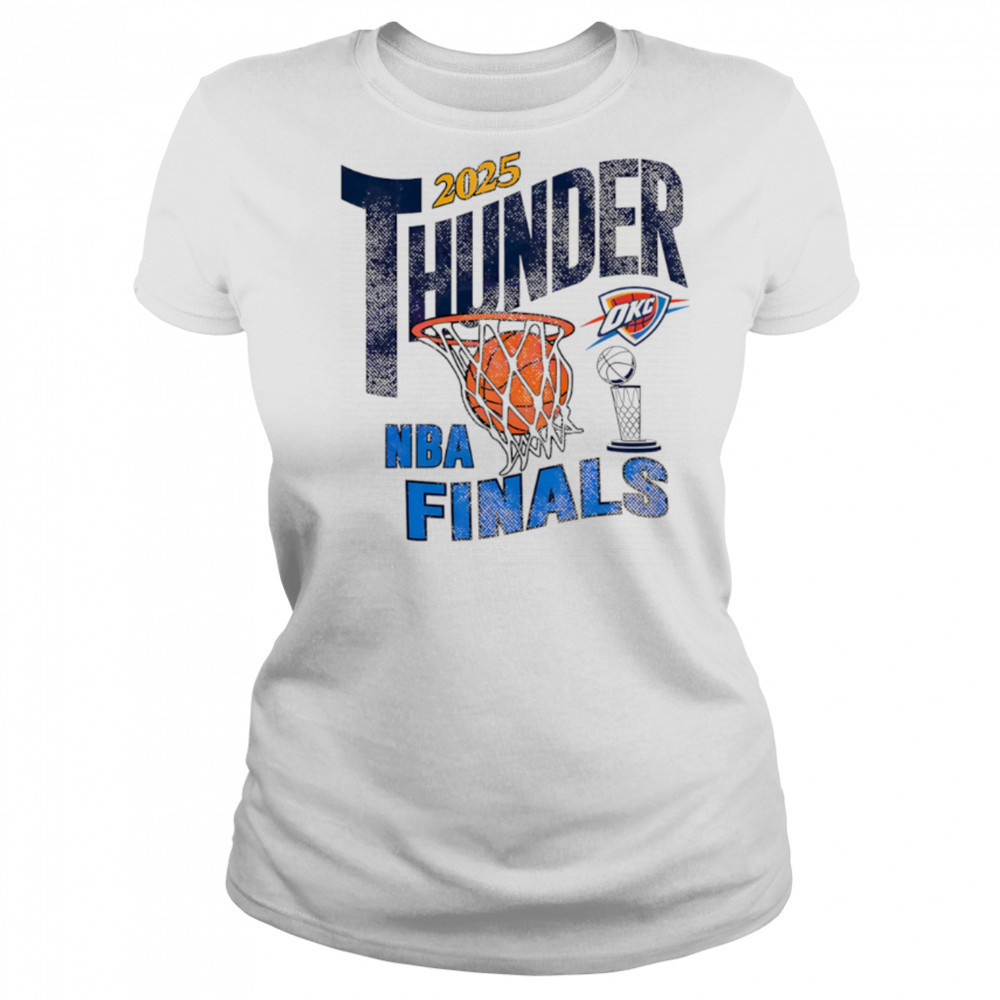 Thunder 2025 Basketball Net Nba Finals Retro Hoop shirt Women's T-shirt