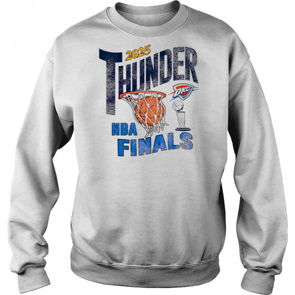 Thunder 2025 Basketball Net Nba Finals Retro Hoop shirt Hoodie