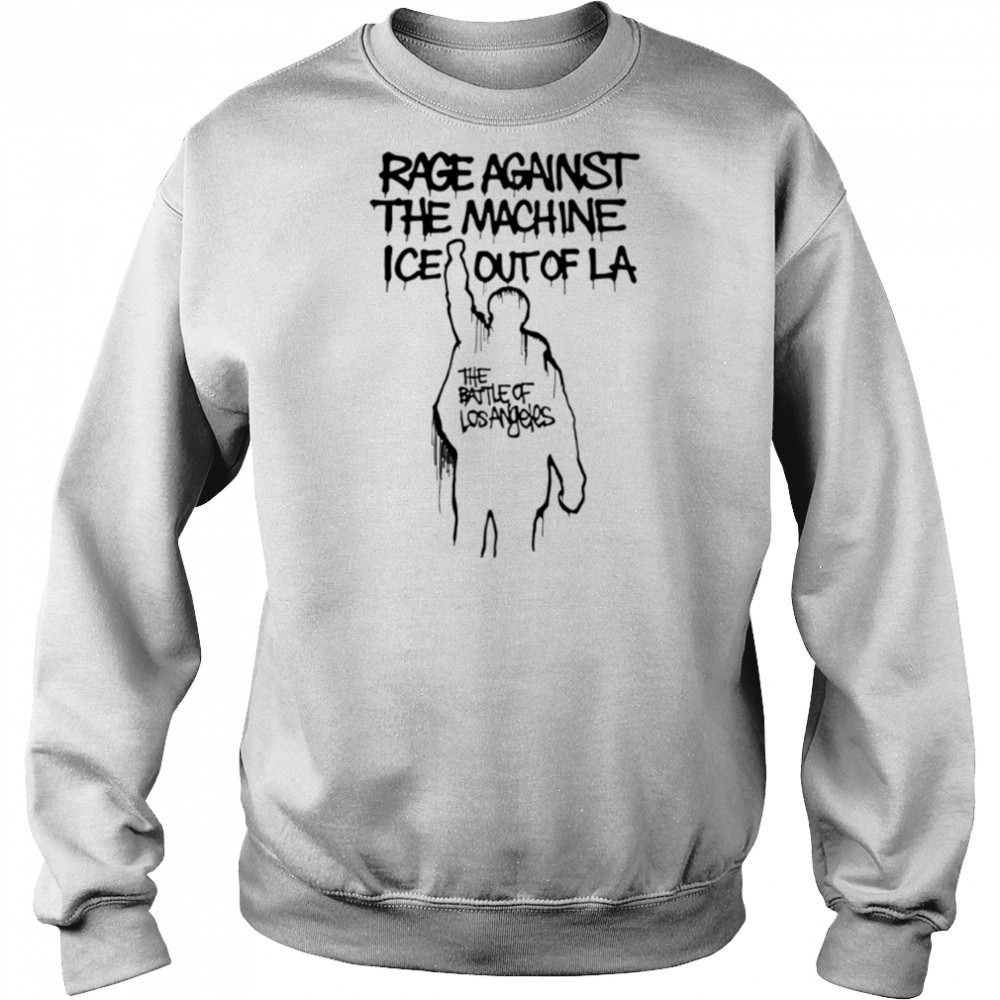 Tom morello rage against the machine ice out of LA the battle of los angeles shirt Hoodie