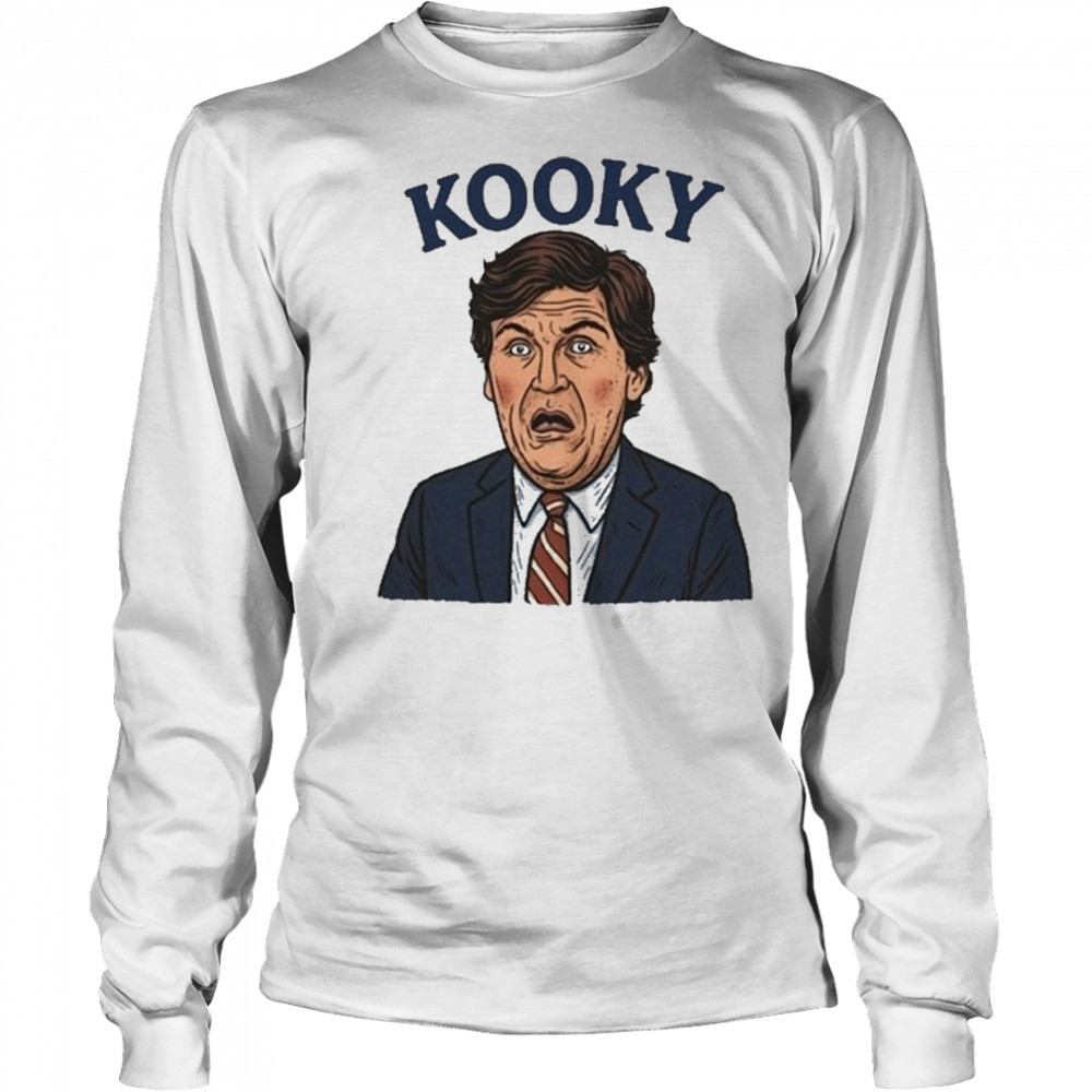 Trump Kooky Tucker Carlson Parody T-Shirt Long Sleeved