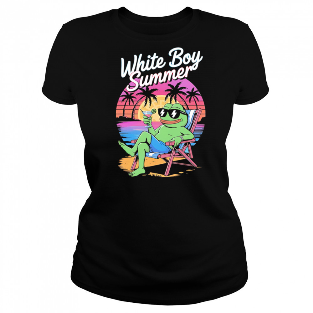 White Boy Summer Pepe Meme summer shirt Women's T-shirt