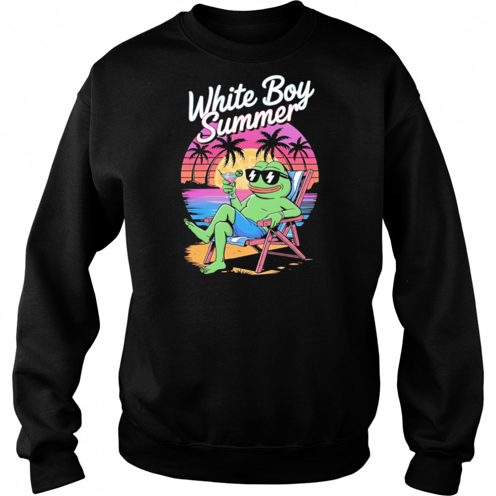 White Boy Summer Pepe Meme summer shirt Hoodie
