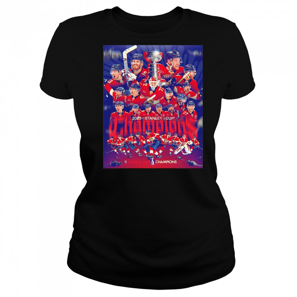 2025 Stanley Cup Champions Florida Panthers poster shirt Women's T-shirt