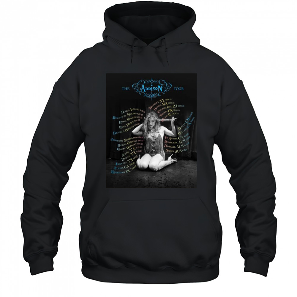 Addison Rae The Addison Tour Dates 2025 Shirt Hoodie