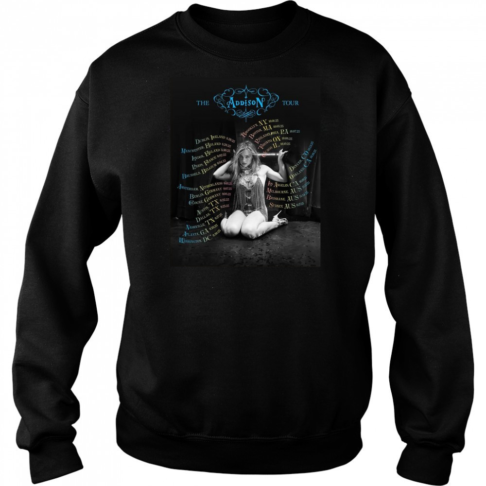 Addison Rae The Addison Tour Dates 2025 Shirt Hoodie