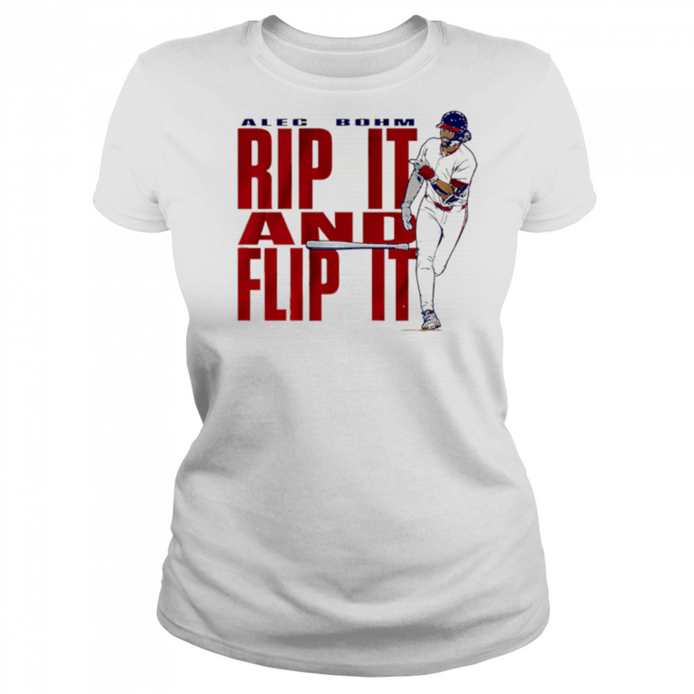 Alec Bohm Rip It & Flip It baseball shirt Women's T-shirt