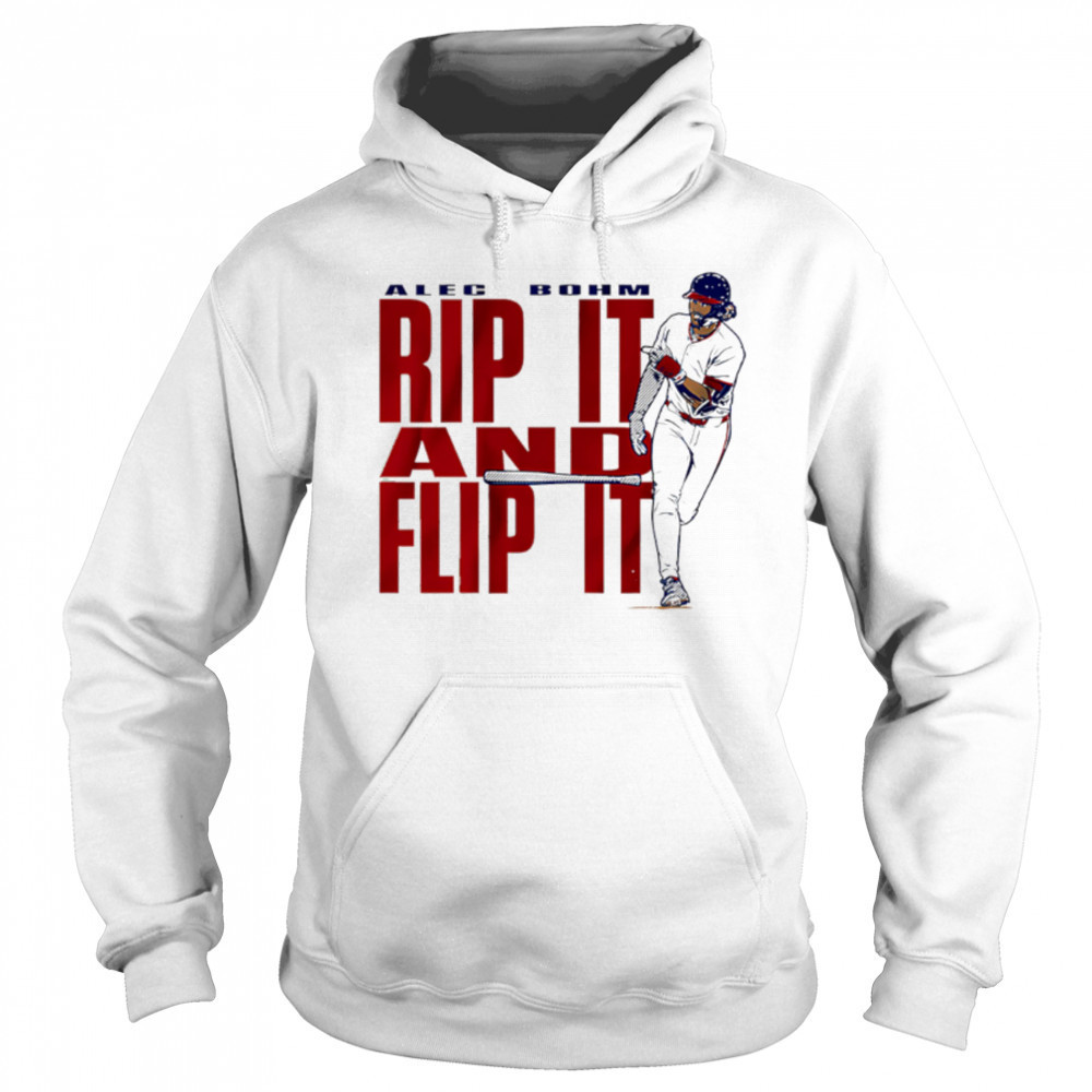 Alec Bohm Rip It & Flip It baseball shirt Sweatshirt