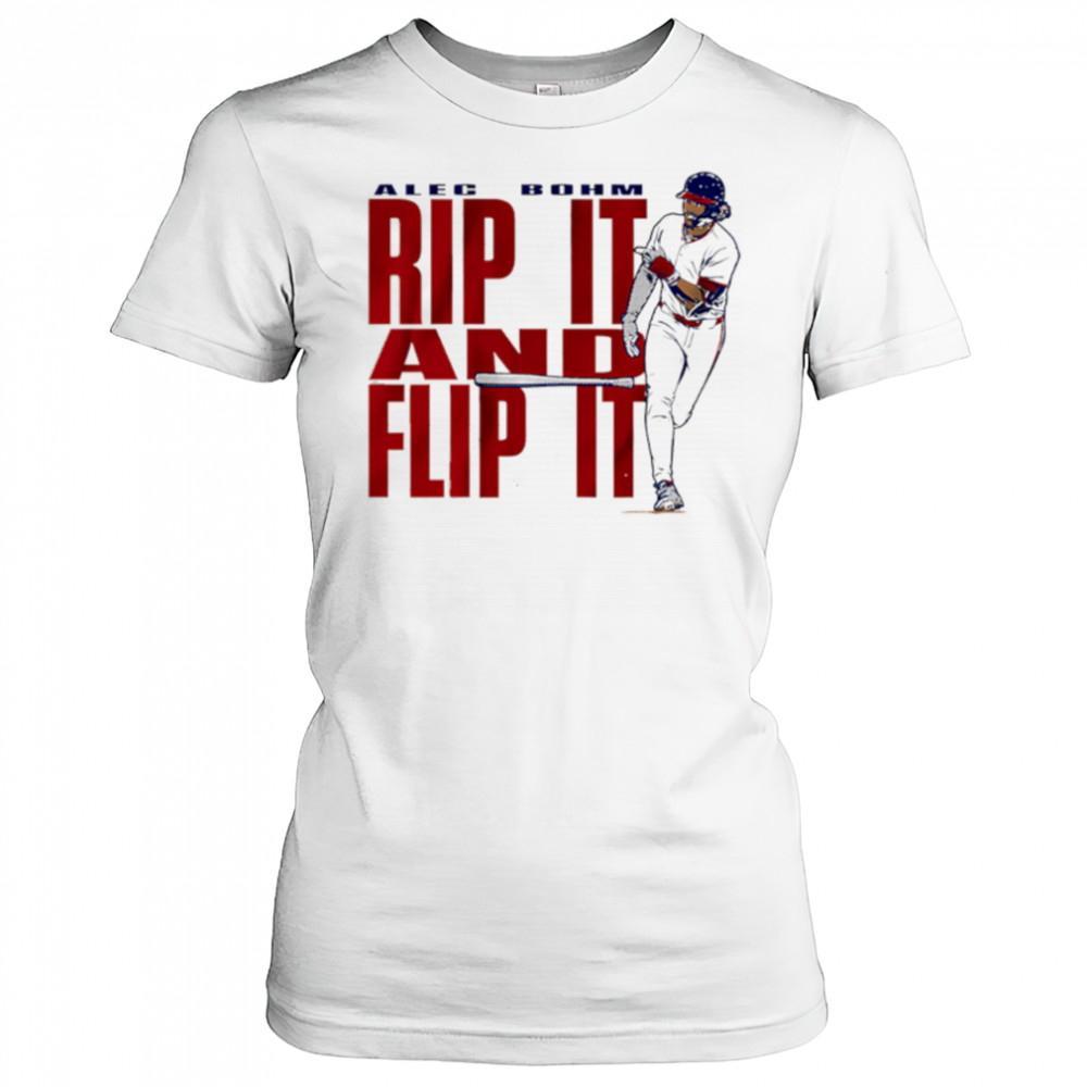 Alec Bohm Rip It & Flip It baseball shirt Women's T-shirt