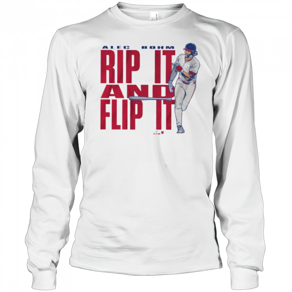 Alec Bohm Rip it & Flip It Shirt Long Sleeved