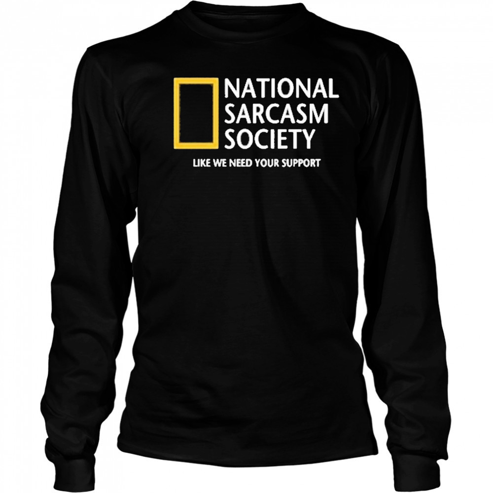 Anne Burrell Wearing National Sarcasm Society T-Shirt Long Sleeved
