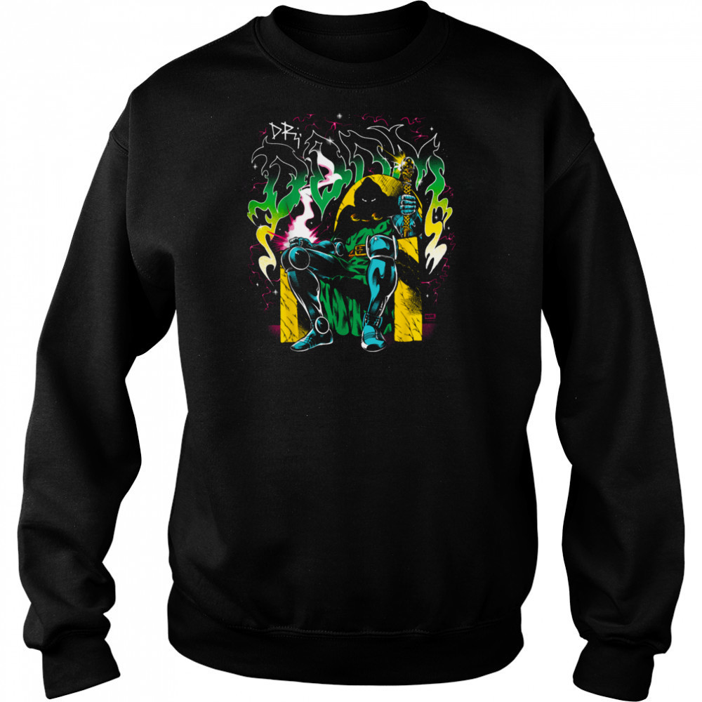 antastic Four Dr. Doom Metal Shirt Hoodie