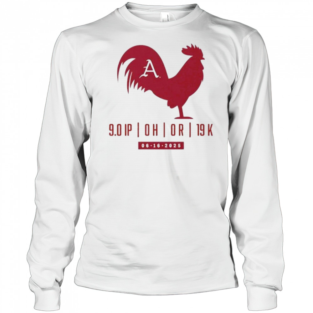 Arkansas No-Hitter T-Shirt Long Sleeved