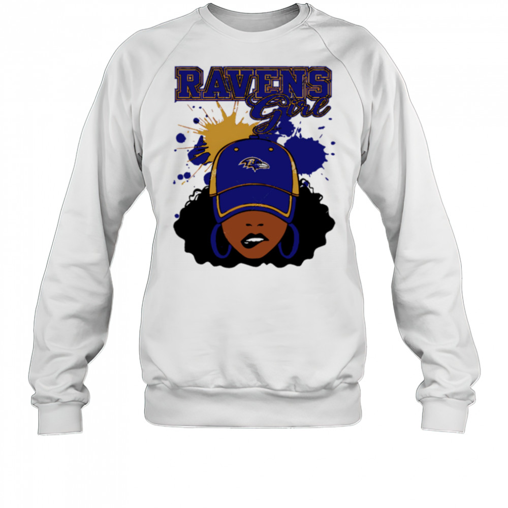 Baltimore Ravens Ravens Football Black Girl shirt Sweatshirt