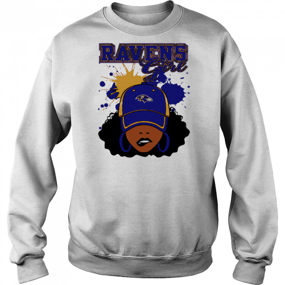 Baltimore Ravens Ravens Football Black Girl shirt Hoodie