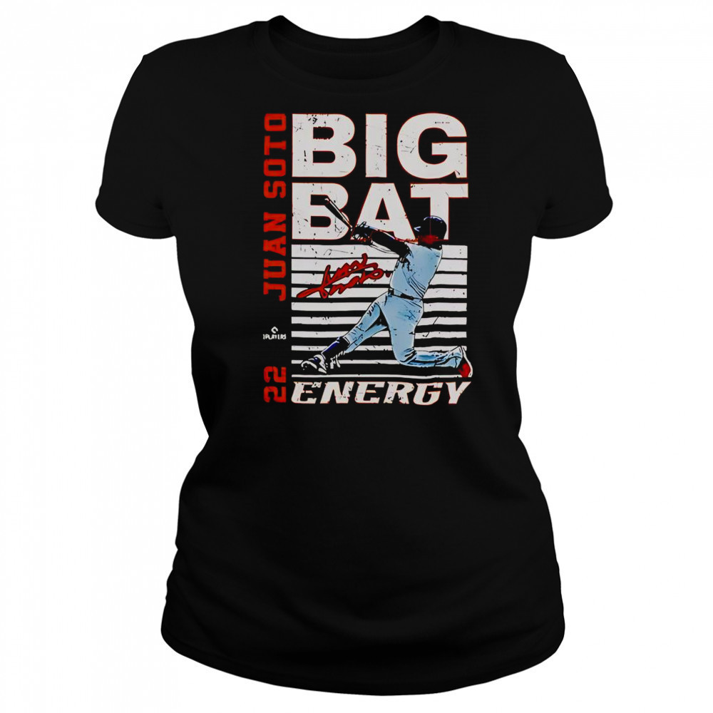 Big Bat Energy Juan Soto New York Baseball MLBPA T-Shirt Women's T-shirt