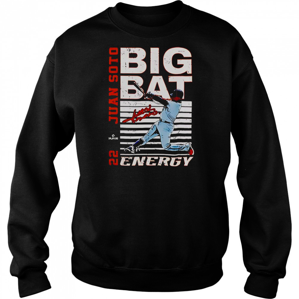 Big Bat Energy Juan Soto New York Baseball MLBPA T-Shirt Hoodie