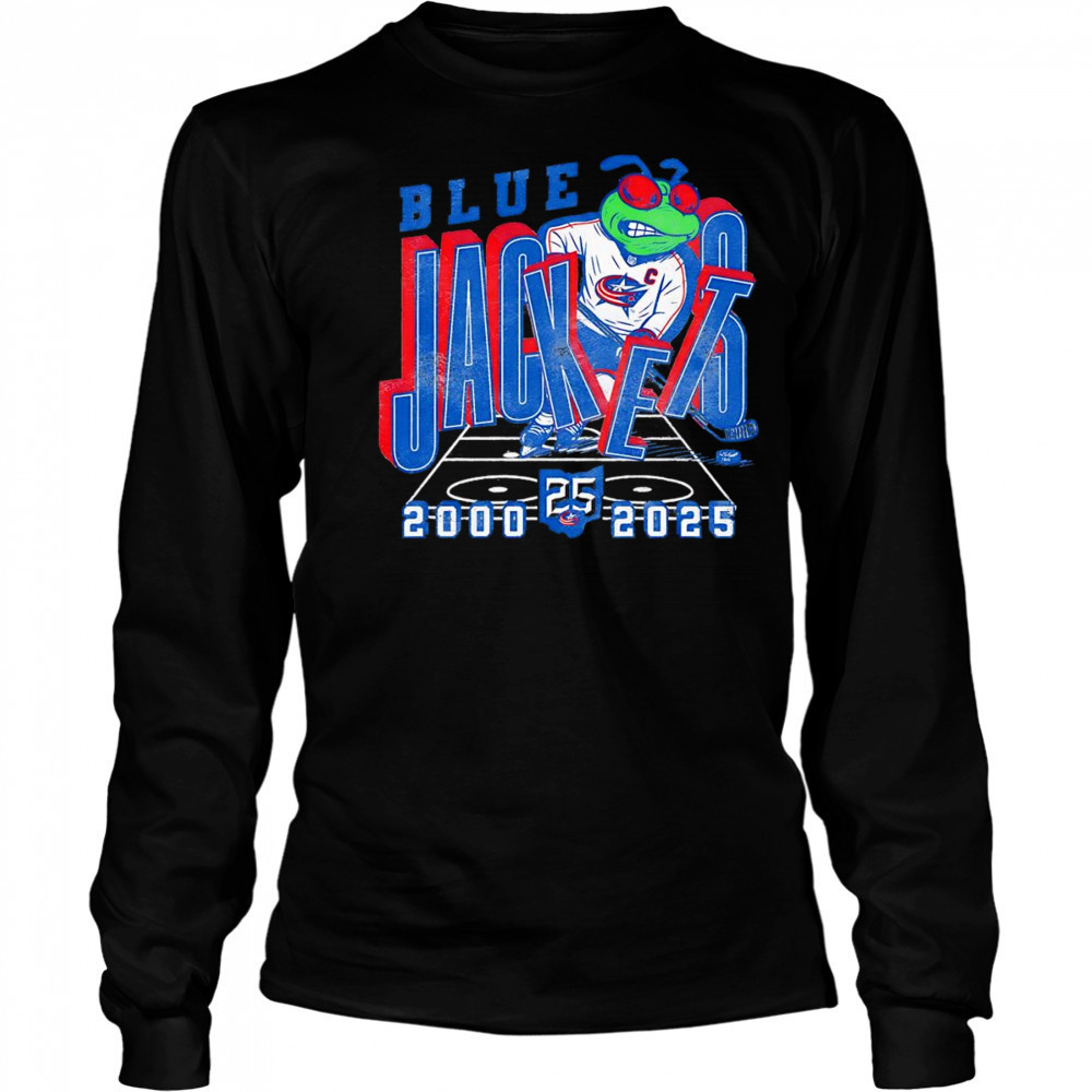 Blue Jackets hockey 2000 2025 Stinger Breakthrough shirt Long Sleeved