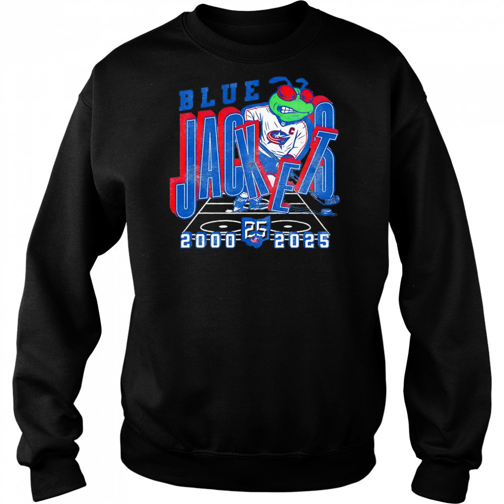 Blue Jackets hockey 2000 2025 Stinger Breakthrough shirt Hoodie