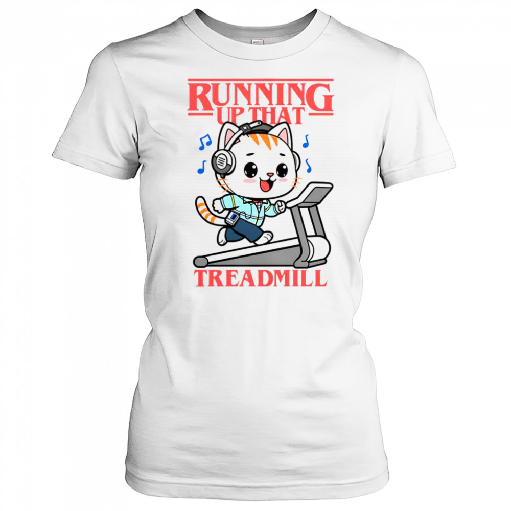 Cat Running Up That Treadmill T-Shirt Women's T-shirt