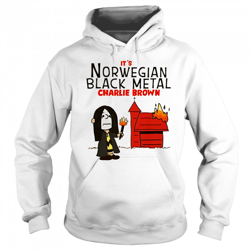 Charlie Brown It’s Norwegian Black Metal shirt Sweatshirt
