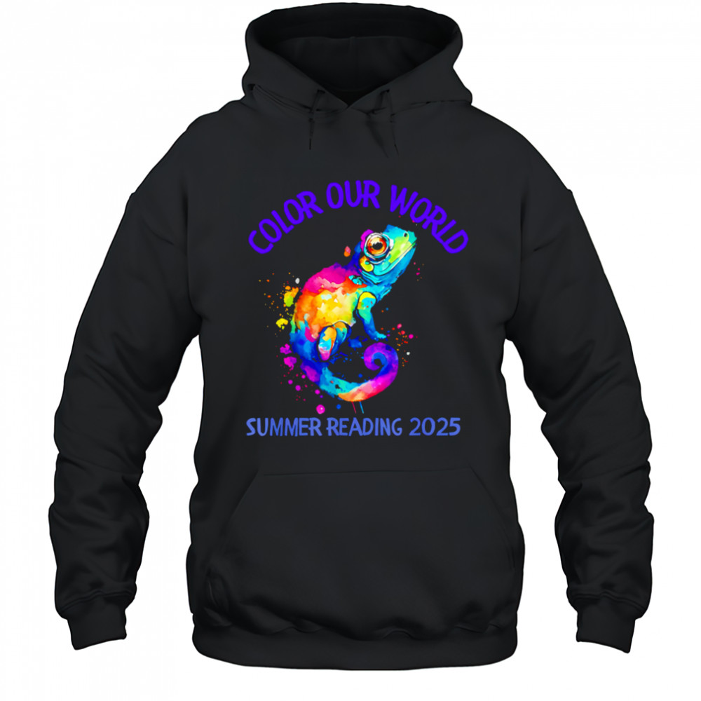 Color Our World Summer Reading 2025 pride shirt Hoodie