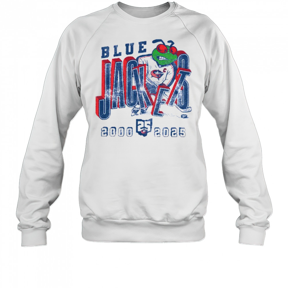Columbus Blue Jackets 25th Anniversary T Shirt Sweatshirt