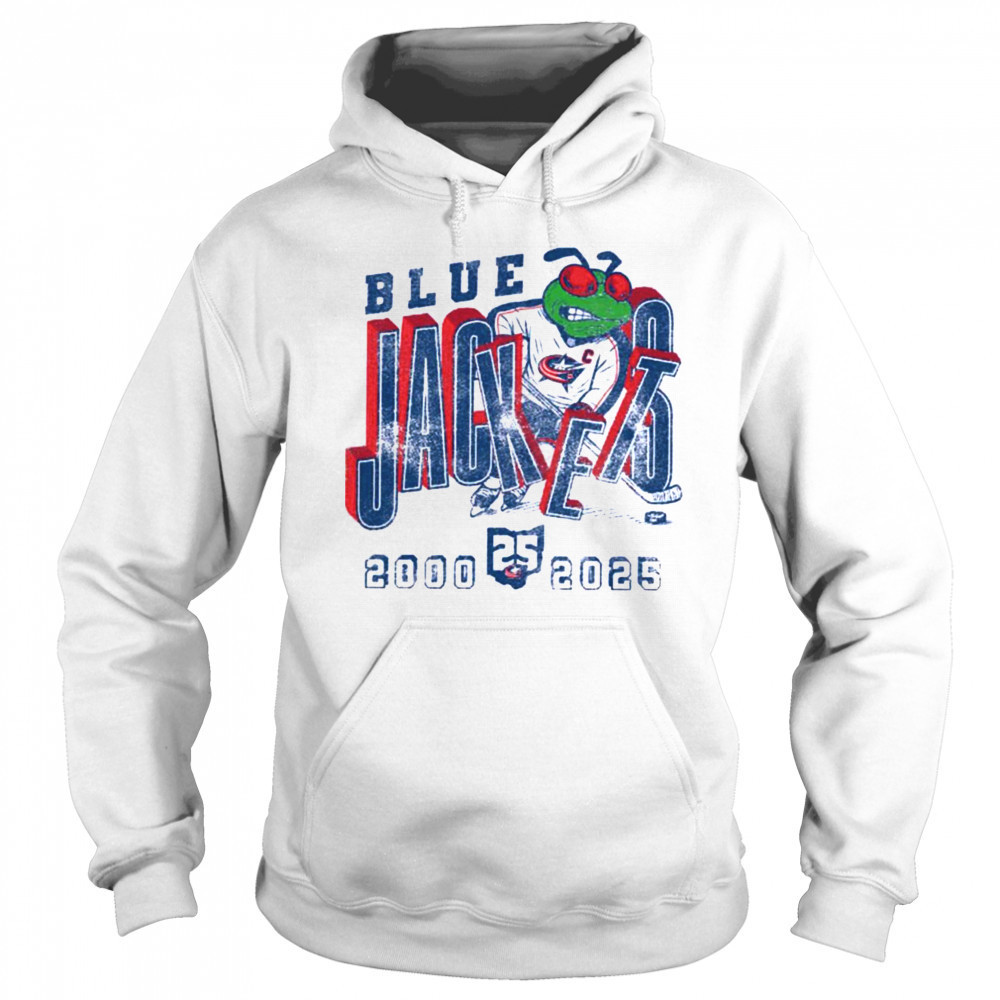 Columbus Blue Jackets 25th Anniversary T Shirt Sweatshirt