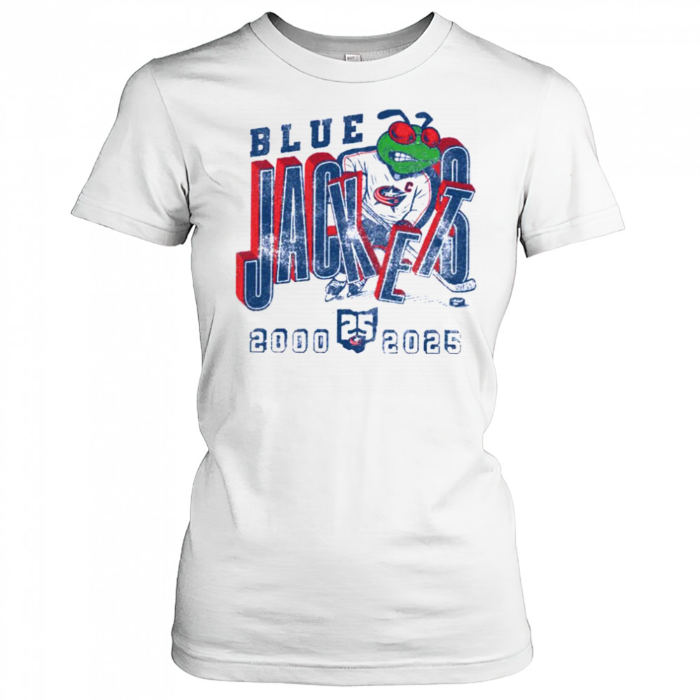 Columbus Blue Jackets 25th Anniversary T Shirt Women's T-shirt