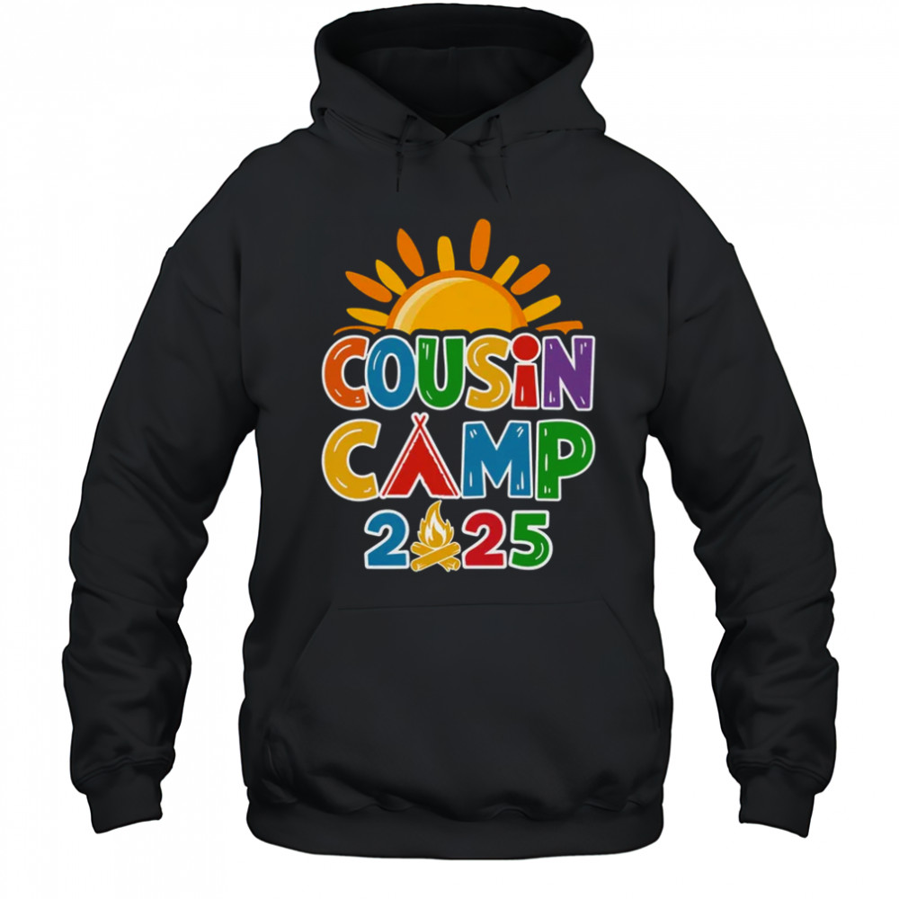 Cousin Camp 2025 Family Vacation Summer Camping Crew shirt Hoodie