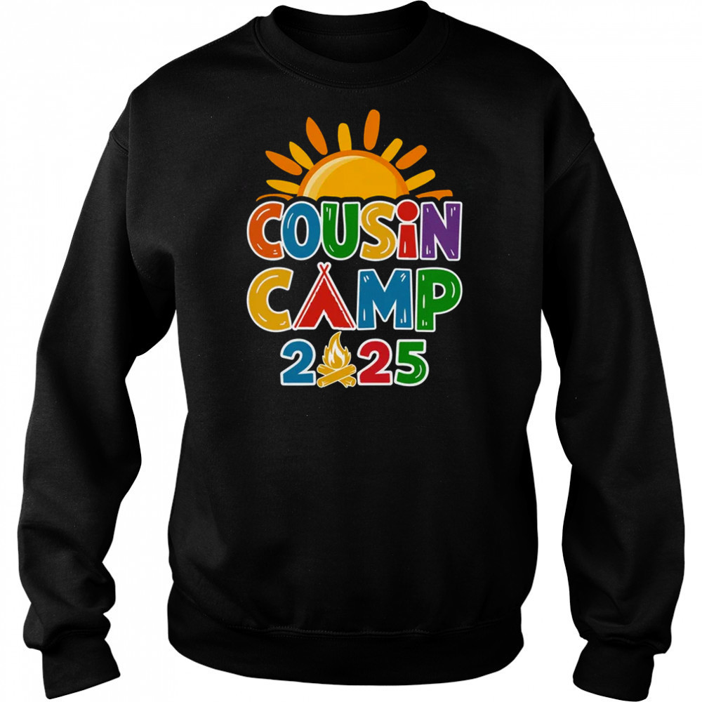 Cousin Camp 2025 Family Vacation Summer Camping Crew shirt Hoodie