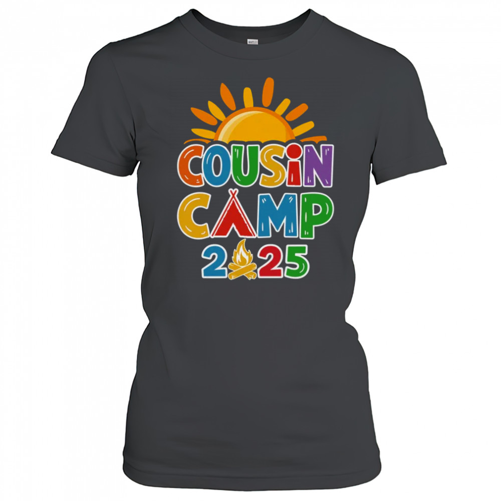 Cousin Camp 2025 Family Vacation Summer Camping Crew shirt Women's T-shirt