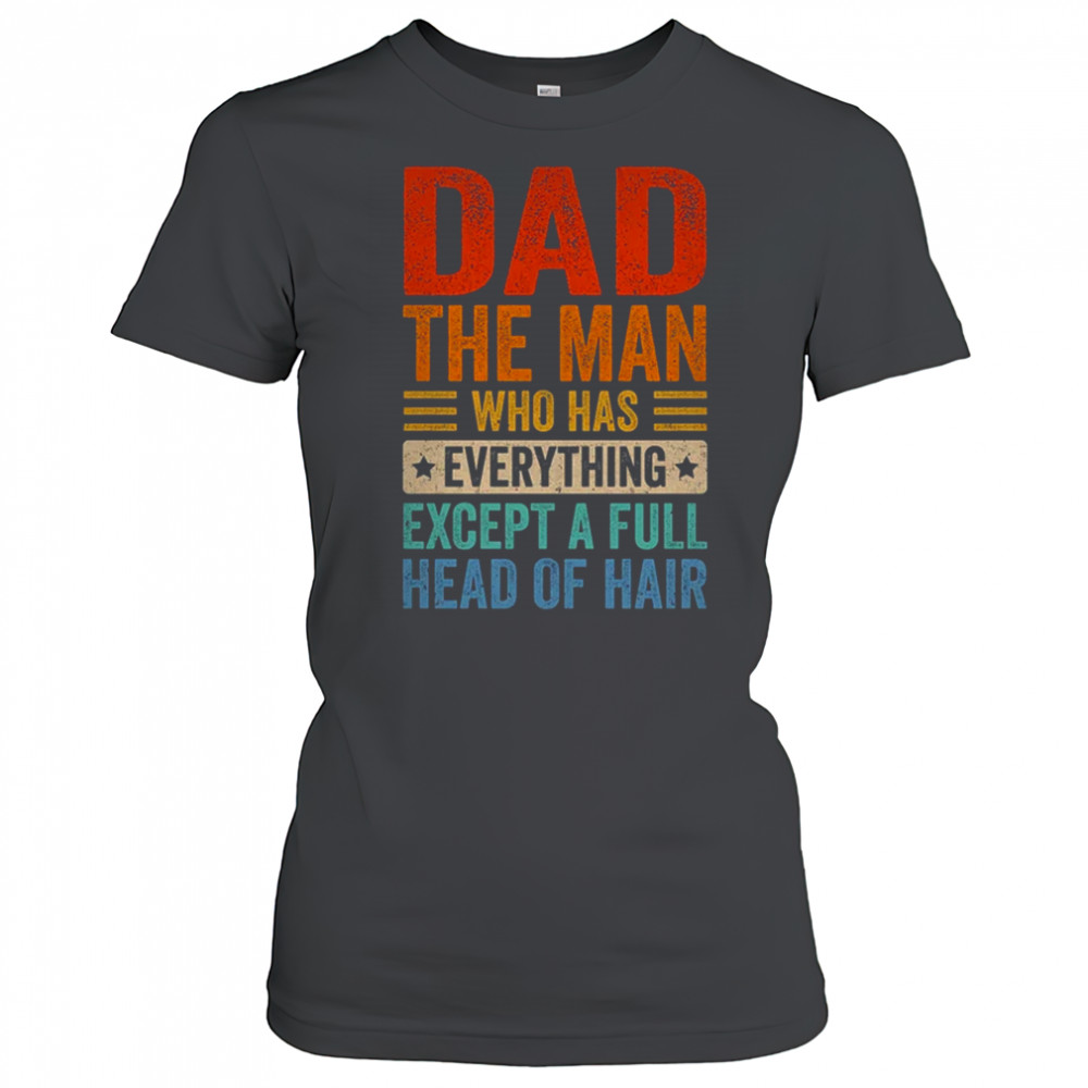 Dad The Man Who Has Everything Except A Full Head Of Hair shirt Women's T-shirt