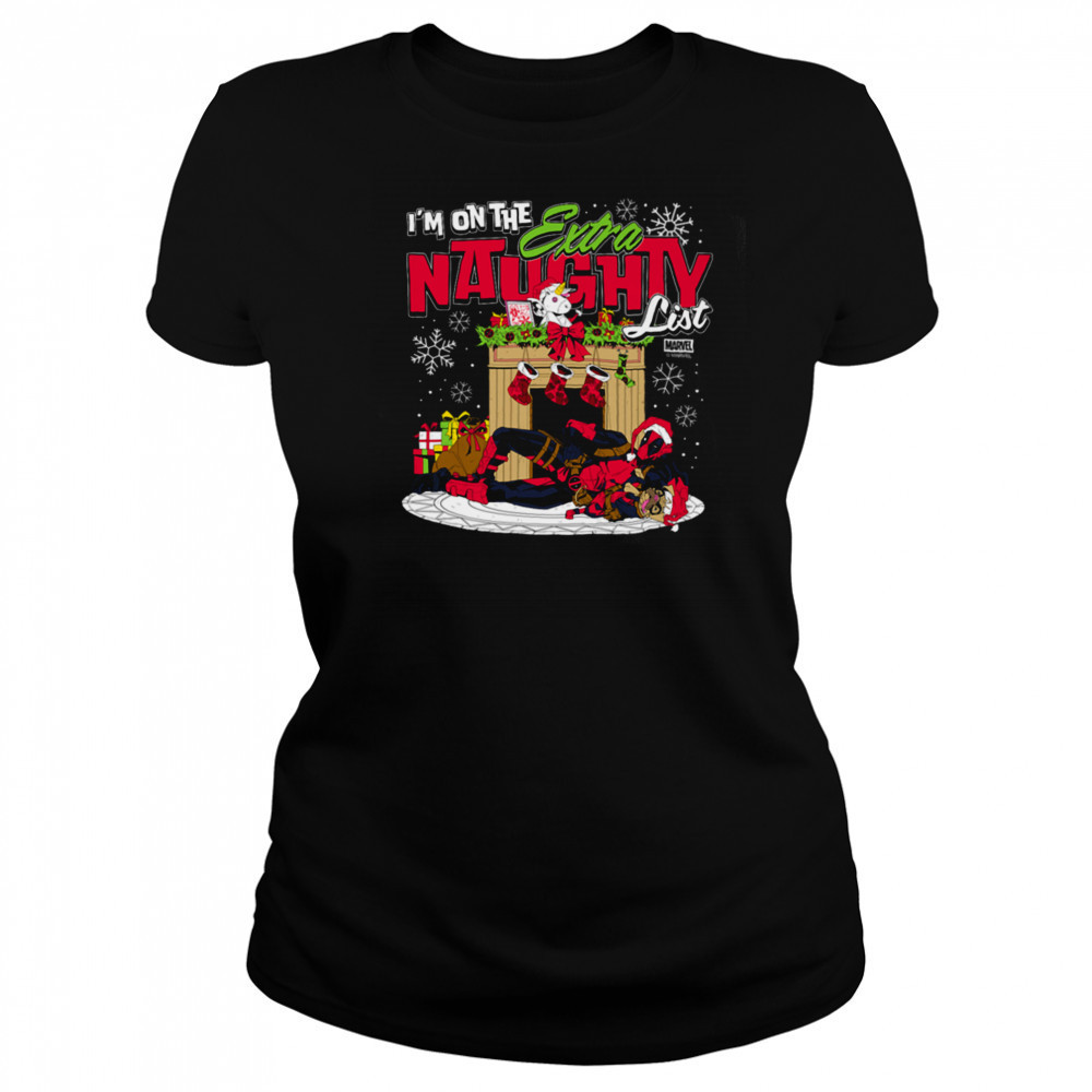 Deadpool Extra Naughty Christmas Shirt Women's T-shirt
