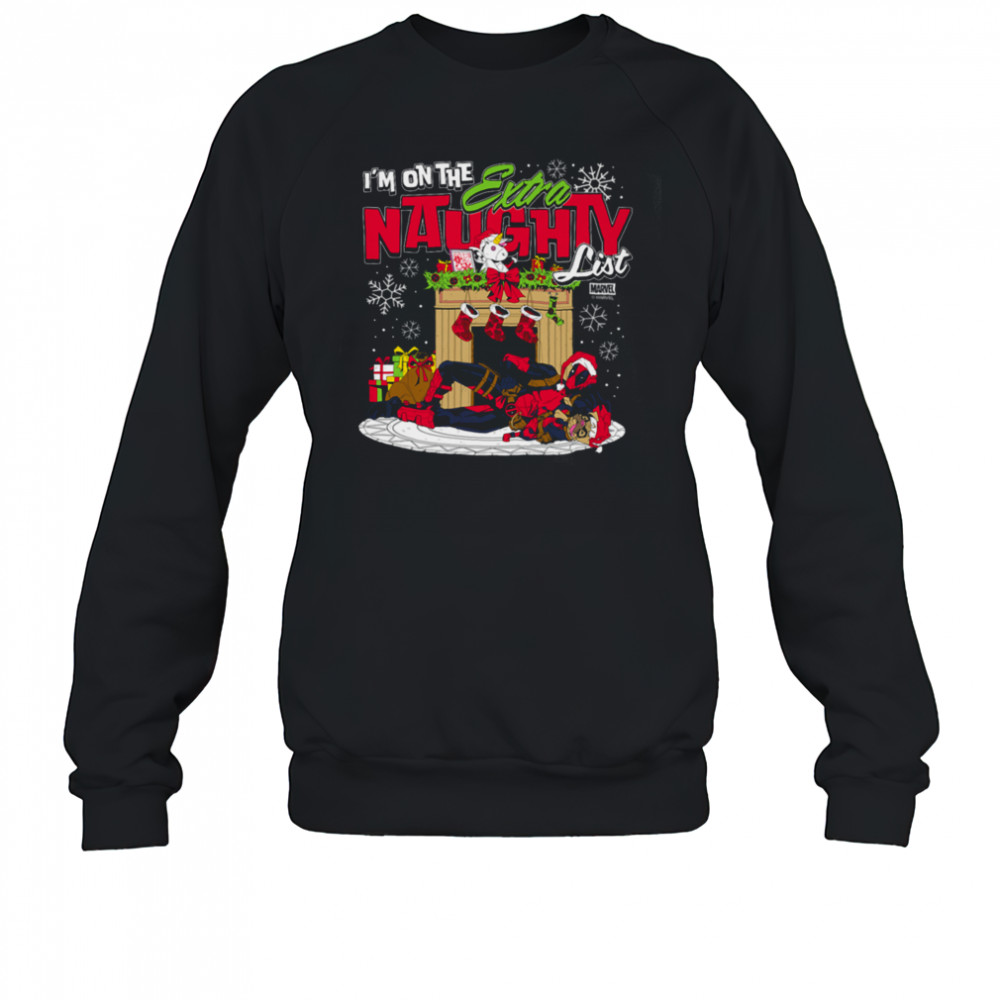 Deadpool Extra Naughty Christmas Shirt Sweatshirt