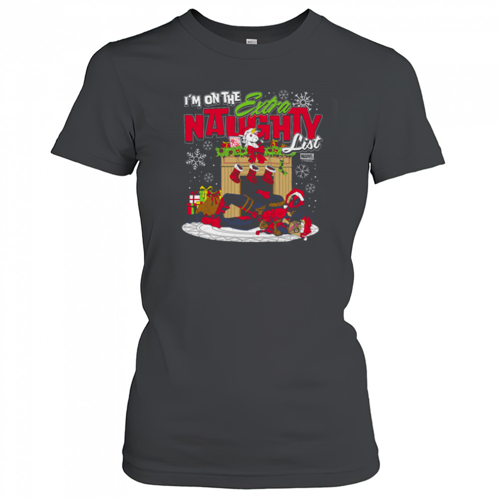 Deadpool Extra Naughty Christmas Shirt Women's T-shirt