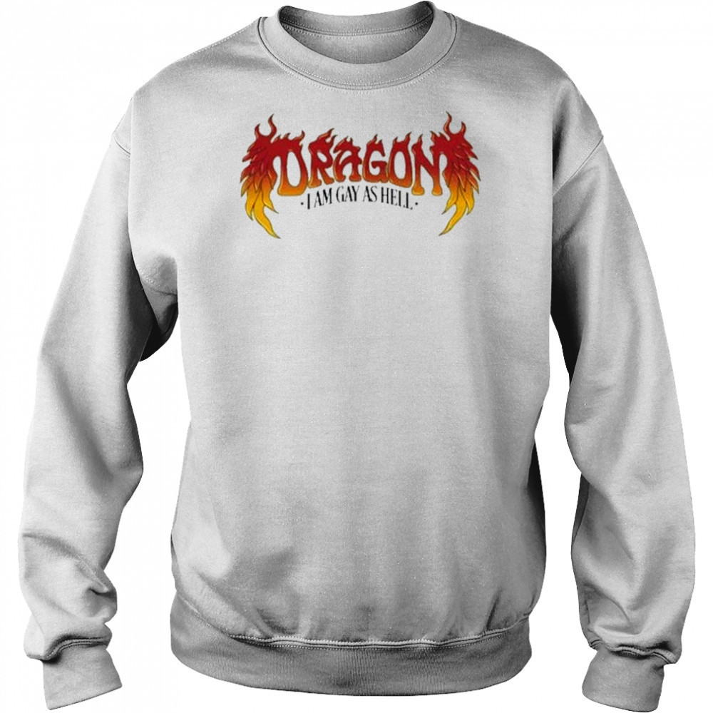 Dragon I Am Gay As Hell T-Shirt Hoodie