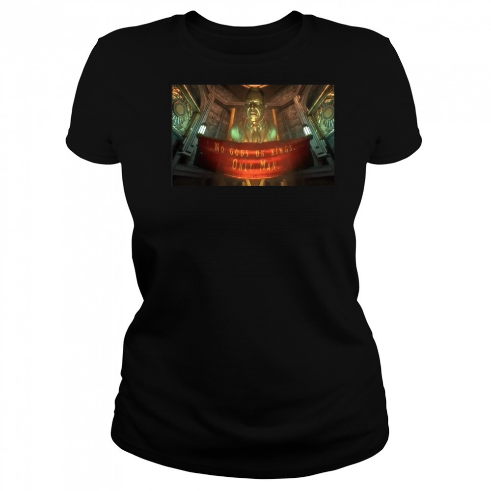 Elon Musk Post No Gods Or Kings Only Men Shirt Women's T-shirt