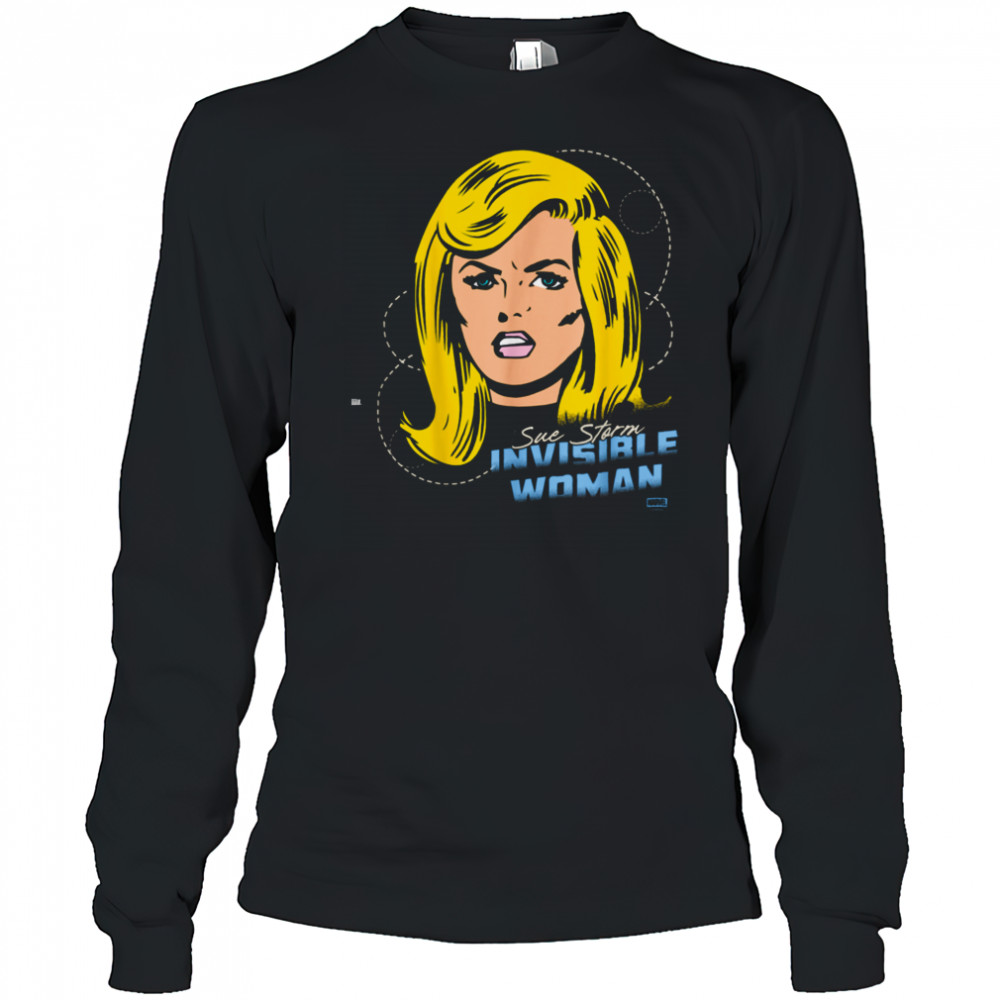 Fantastic Four Invisible Woman Portrait Shirt Long Sleeved
