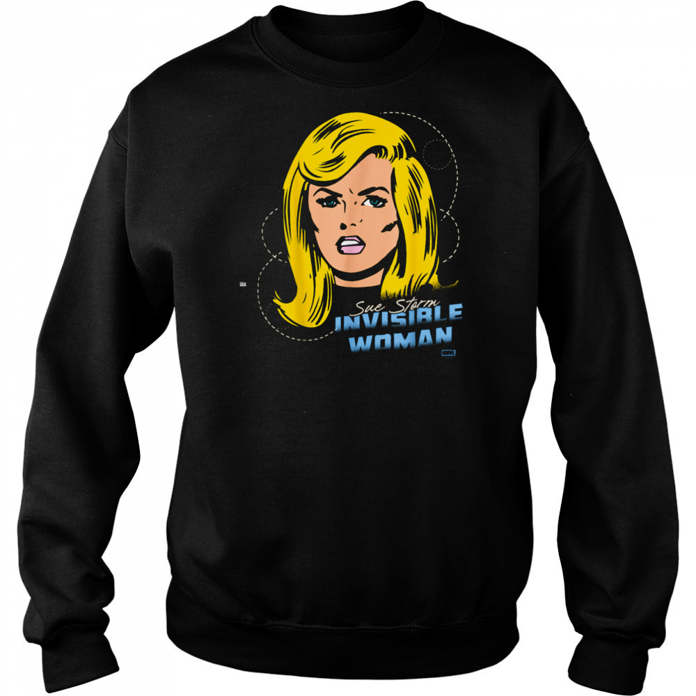 Fantastic Four Invisible Woman Portrait Shirt Hoodie