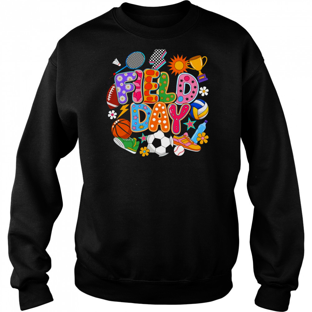 Field Day Fun Day Let The Games Begin Teacher Kids Trip shirt Hoodie