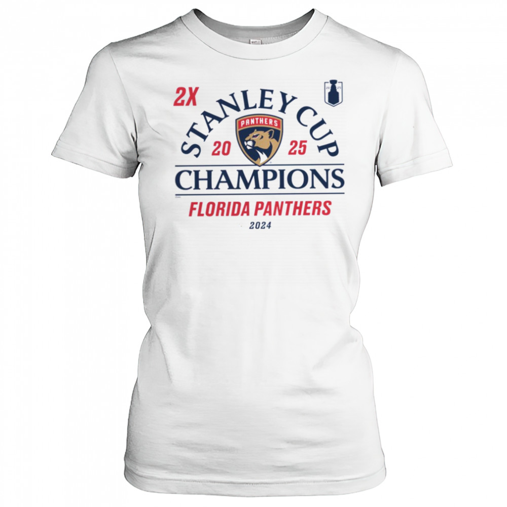 Florida Panthers 2024 2025 Stanley Cup Champions Top Line T Shirt Women's T-shirt