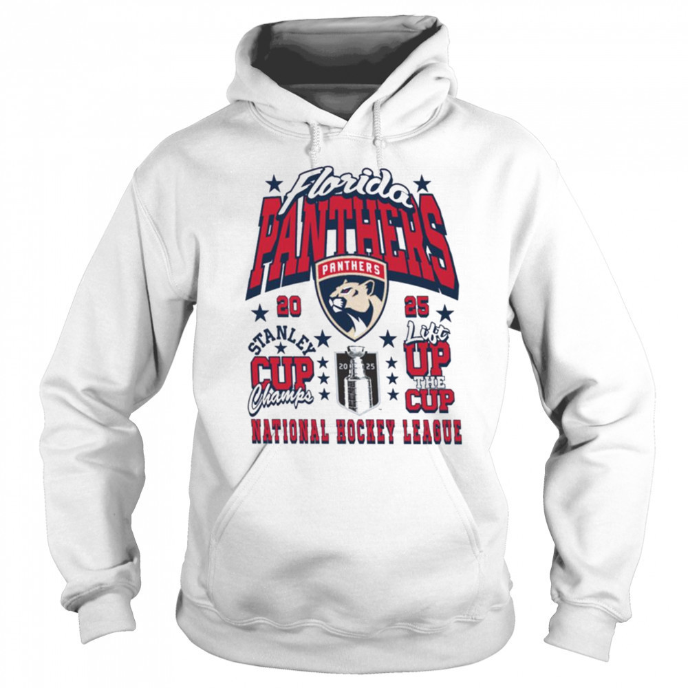 Florida Panthers 2025 Stanley Cup Champions Lift the Cup T Shirt Sweatshirt
