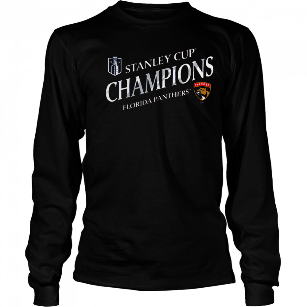Florida Panthers 2025 Stanley Cup Champions Prime Time T Shirt Long Sleeved
