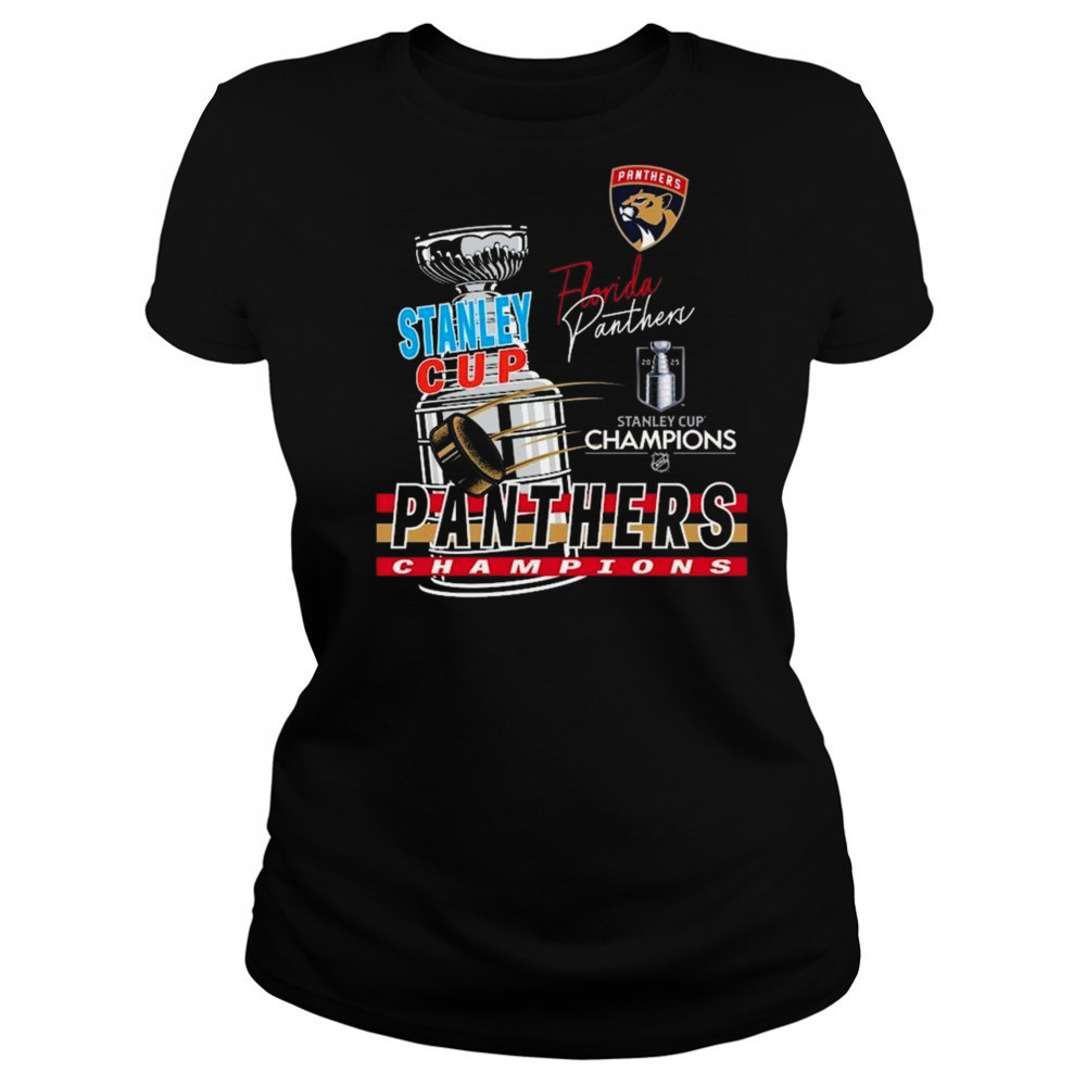 Florida Panthers 2025 Stanley Cup Champions Raise The Cup Arch Shirt Women's T-shirt