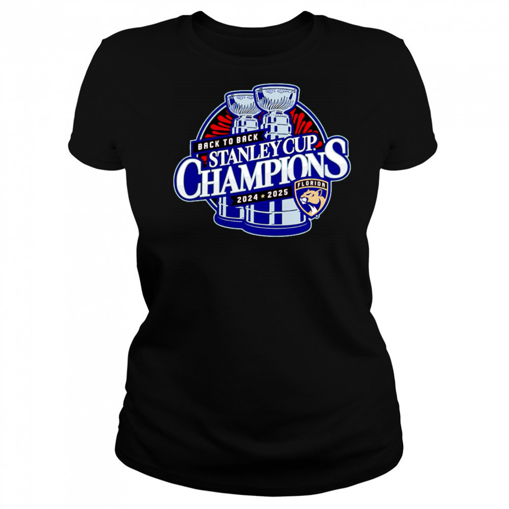 Florida Panthers Juvenile 2024-2025 Back-to-Back Stanley Cup Champions shirt Women's T-shirt