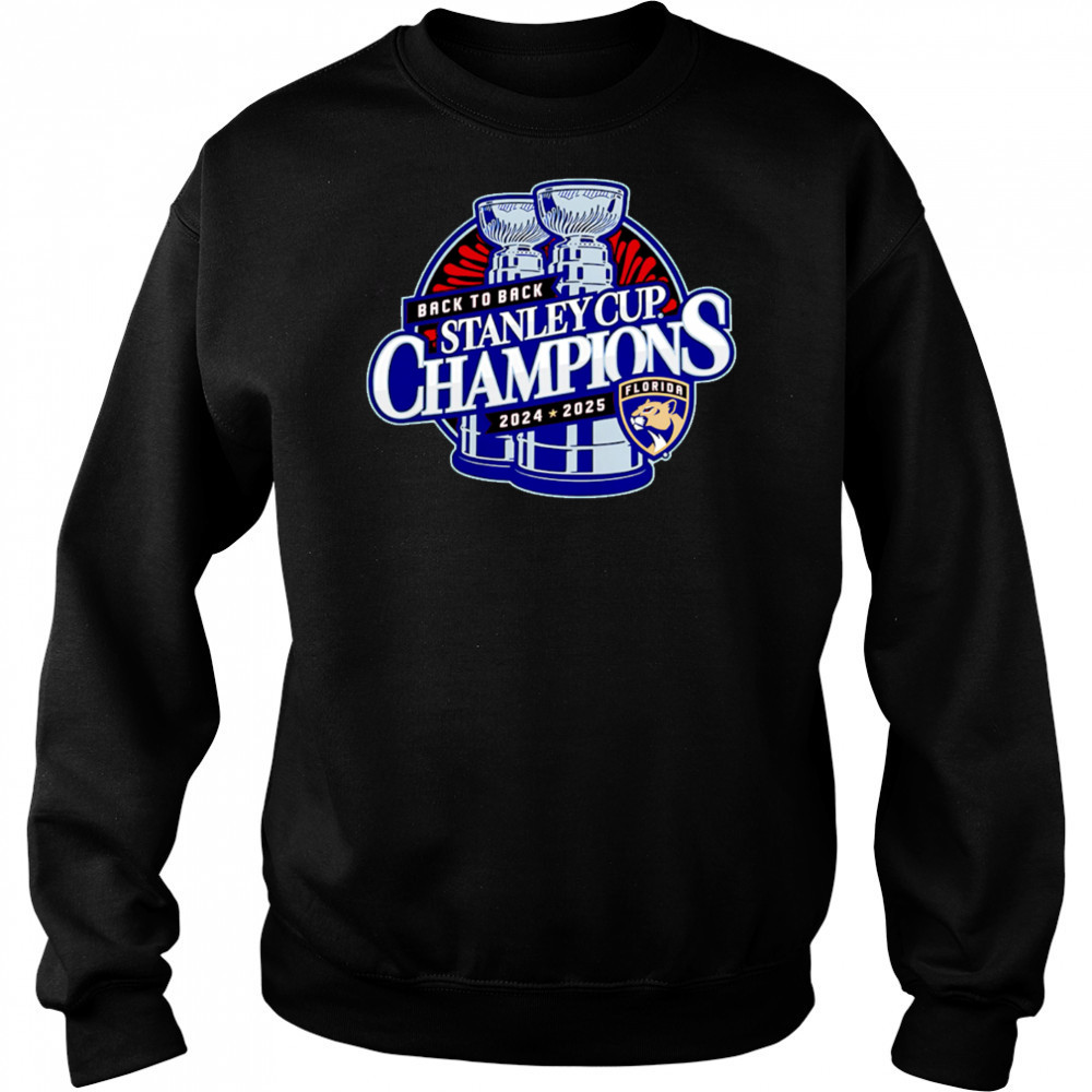 Florida Panthers Juvenile 2024-2025 Back-to-Back Stanley Cup Champions shirt Hoodie