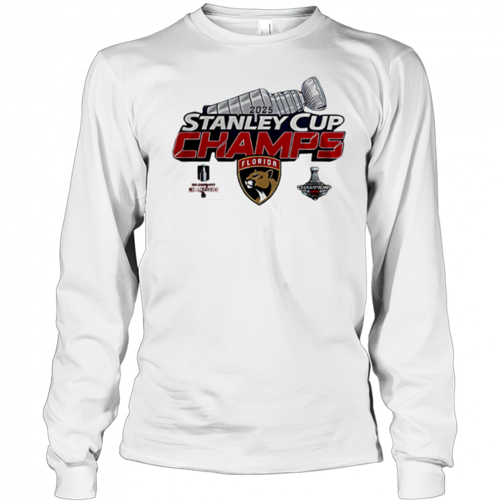 Florida Panthers National Hockey League Champions 2025 shirt Long Sleeved